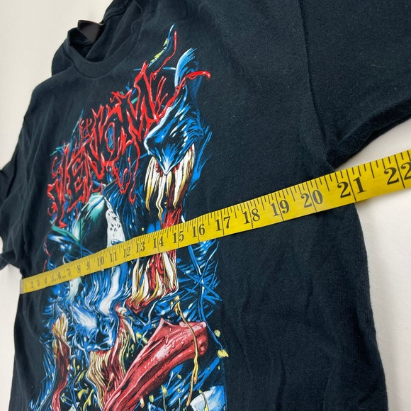Marvel Venom Mad Engine T-Shirt Large Spiderman Carnage Black Crewneck No Tag - Picture 6 of 6
